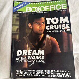 Vintage - BOX OFFICE Magazine - April 1996 Tom Cruise Double Digest